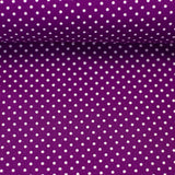 Poplin Judith Tupfen violet 2mm