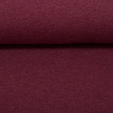 French Terry Maike meliert bordeaux
