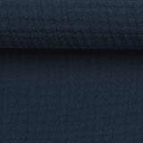Musselin jeansblau