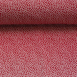Poplin Dotty rot weiß 2mm