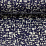 Baumwolle dotty dunkelblau
