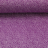 Baumwolle dotty violett