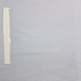 Baumwolle gestreift weiß / blau