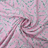 Baumwolle rosa mit Ranken