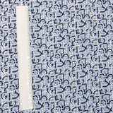 Viskose Graphyics dusty blue