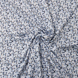 Viskose Graphyics dusty blue