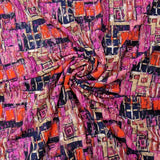 Mesh pink patchwork