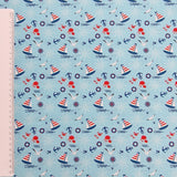 Baumwolle Poplin Maritim
