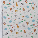 Baumwolle Poplin Animal Zoo