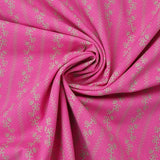 Baumwolle pink Borte
