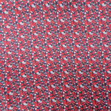 Baumwolle satin Mohn schwz