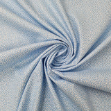 Baumwolle dotty hellblau
