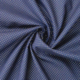 Baumwolle navy dot