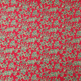 Baumwolle Stechpalme rot