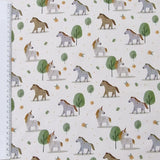 Baumwolljersey Einhorn Pferd