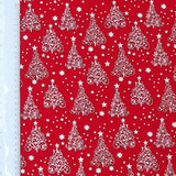 Baumwolle rot Weihnachtsbäume