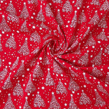Baumwolle rot Weihnachtsbäume