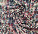 Boucle / Mantelstoff Karo Jersey