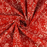 Baumwolle rote Ranken