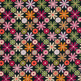 Viskose Retro Flower