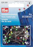 Prym-Stecknadeln + Glaskopfstecknadeln + 30 mm x 0,6