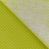 Baumwolle Poplin minimal daisy grün