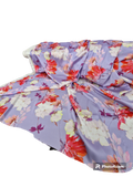 Cottage Flower stretch Satin flieder