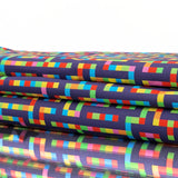 Poplin mit buntem Muster