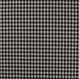 Baumwolle Poplin karo schwarz
