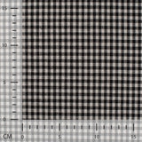 Baumwolle Poplin karo schwarz