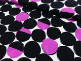 Jersey digital Stretch lila schwarz