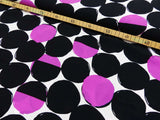 Jersey digital Stretch lila schwarz