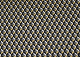 Viskose Druck schwarz oliv creme grafisch