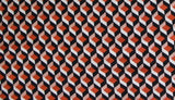 Viskose Druck schwarz braun creme grafisch